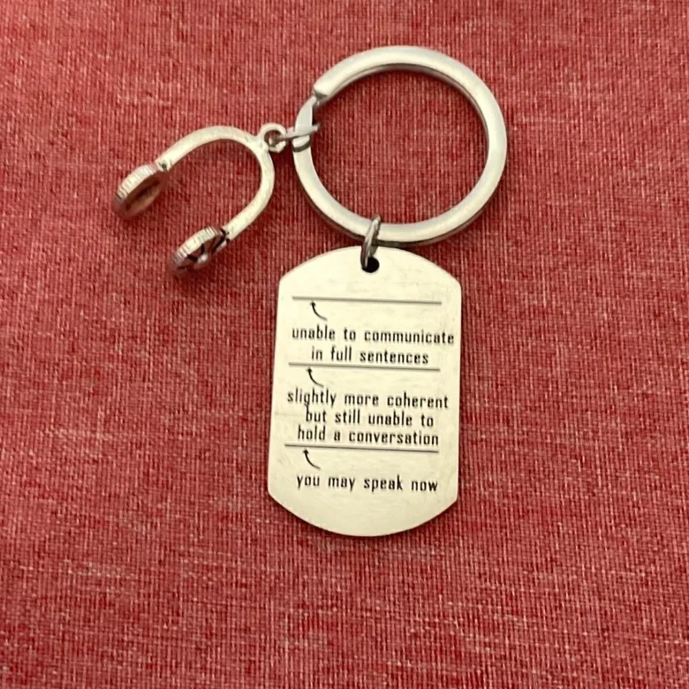NEW DISPATCHER KEYCHAIN FUNNY
